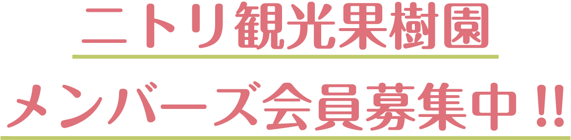 メンバーズ会員募集中！